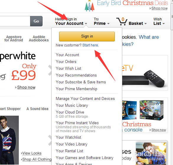 如何注册英国亚马逊账号
