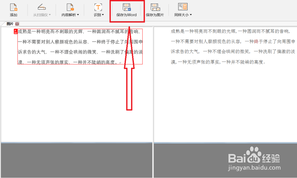 图片文字转Word怎么操作