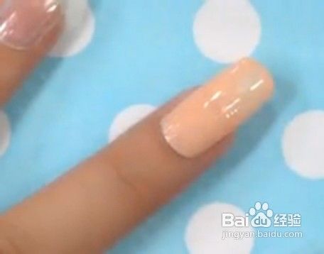 美甲之如何做法式水钻