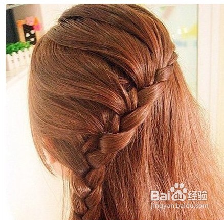 气质淑女编发盘发怎么做