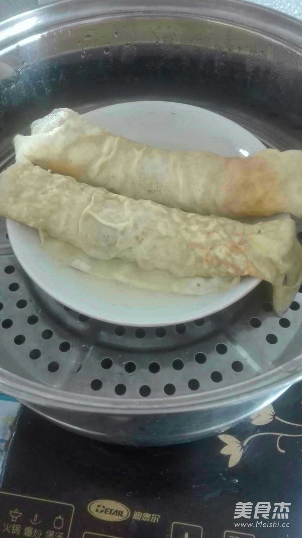 鸡蛋虾肉卷的做法