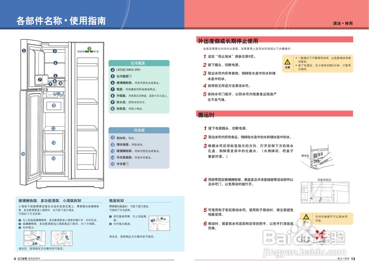 卡萨帝酒柜使用说明书图片