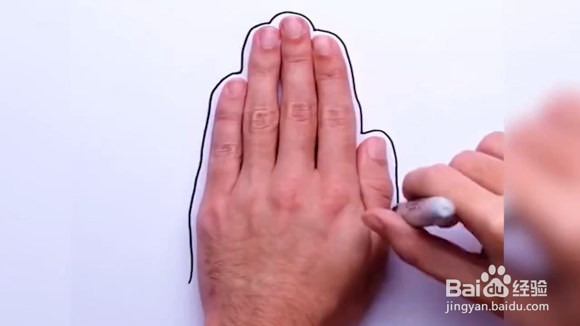 如何借助手形轻松绘制动物图案?