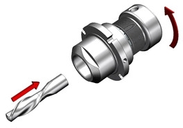 球头铣刀研磨机夹具组之装夹