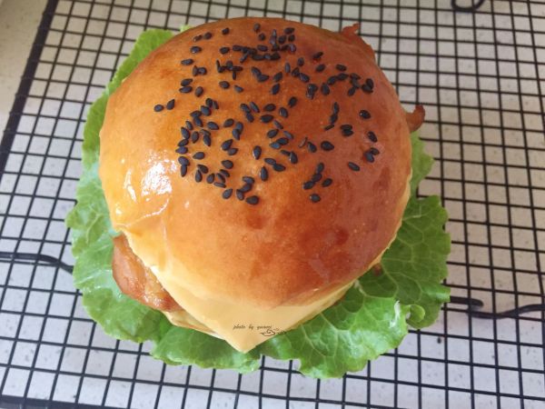 奥尔良芝士鸡腿堡