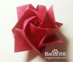 简单又漂亮卷心玫瑰花的折法