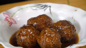 美味可口的红烧狮子头