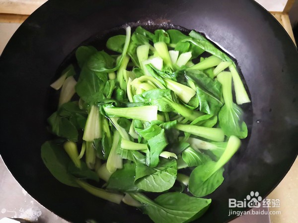 香菇油菜的做法