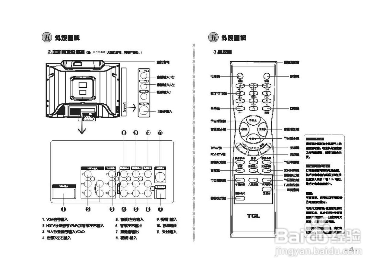 TCL王牌HID29181H彩电使用说明书
