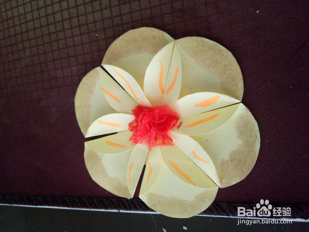 简单圆圈小花的做法