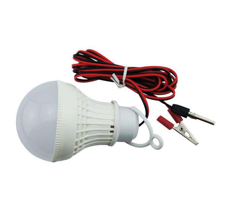 灯泡怎么接在电瓶上才能亮