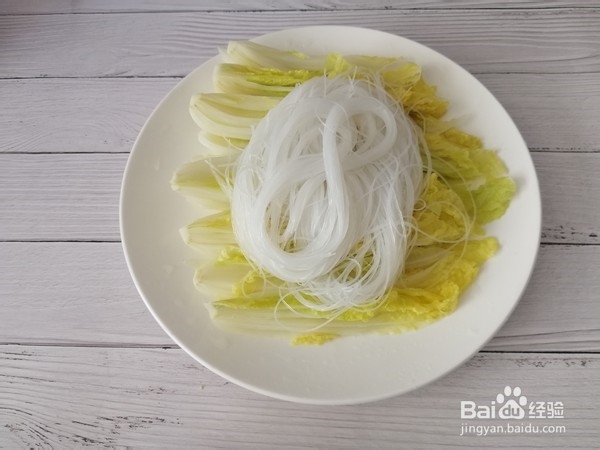 蒜蓉粉丝娃娃菜的做法