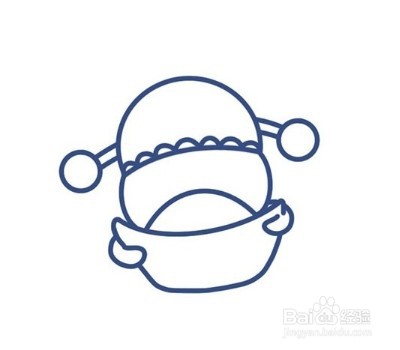 怎么画出可爱的财神?