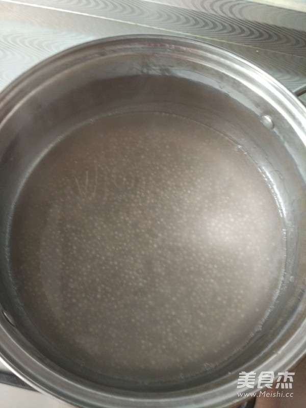 水果红豆西米露