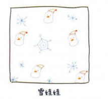 手巾可以画什么图案