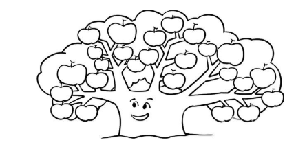 简笔画:孵蛋的母鸡和果树绘画步骤