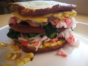 快手吐司的做法