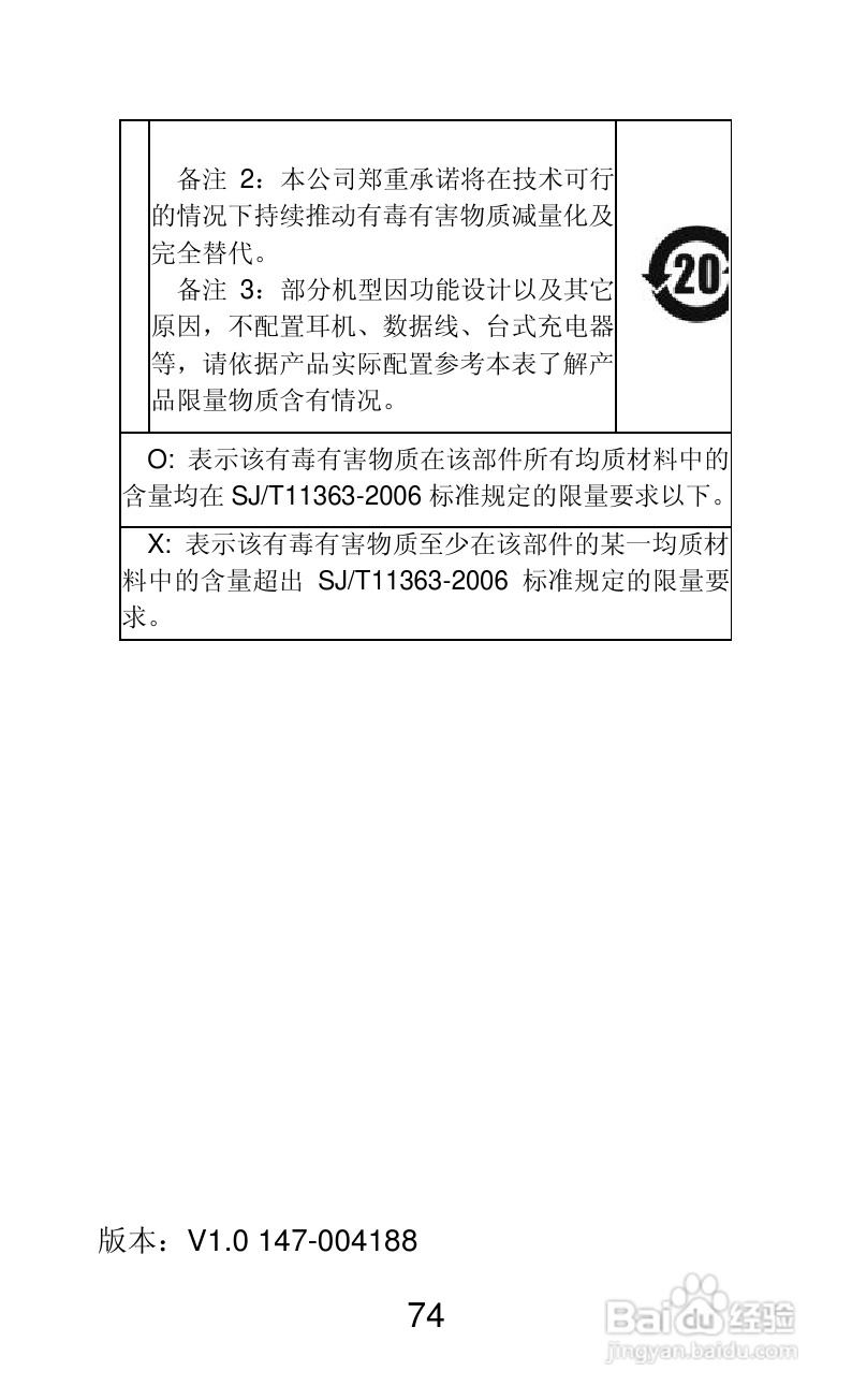 联想A820手机说明书:[8]