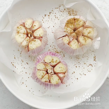 烤蒜头的制作方法