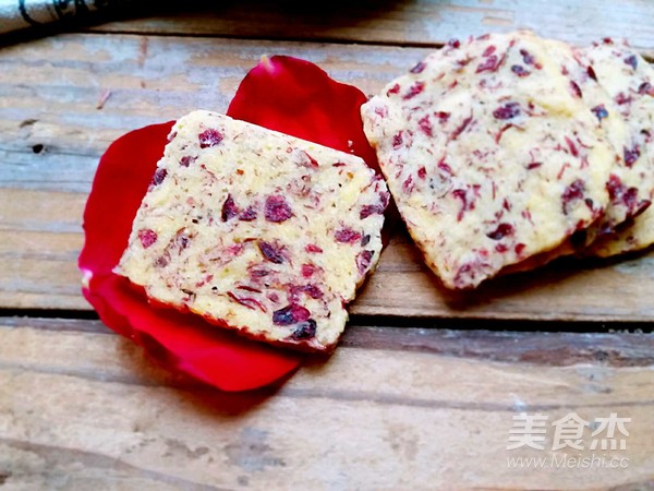 玫瑰蔓越莓饼干