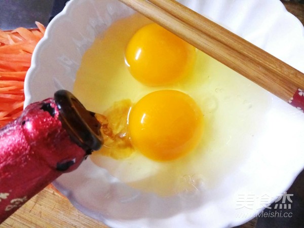 胡萝卜炒鸡蛋