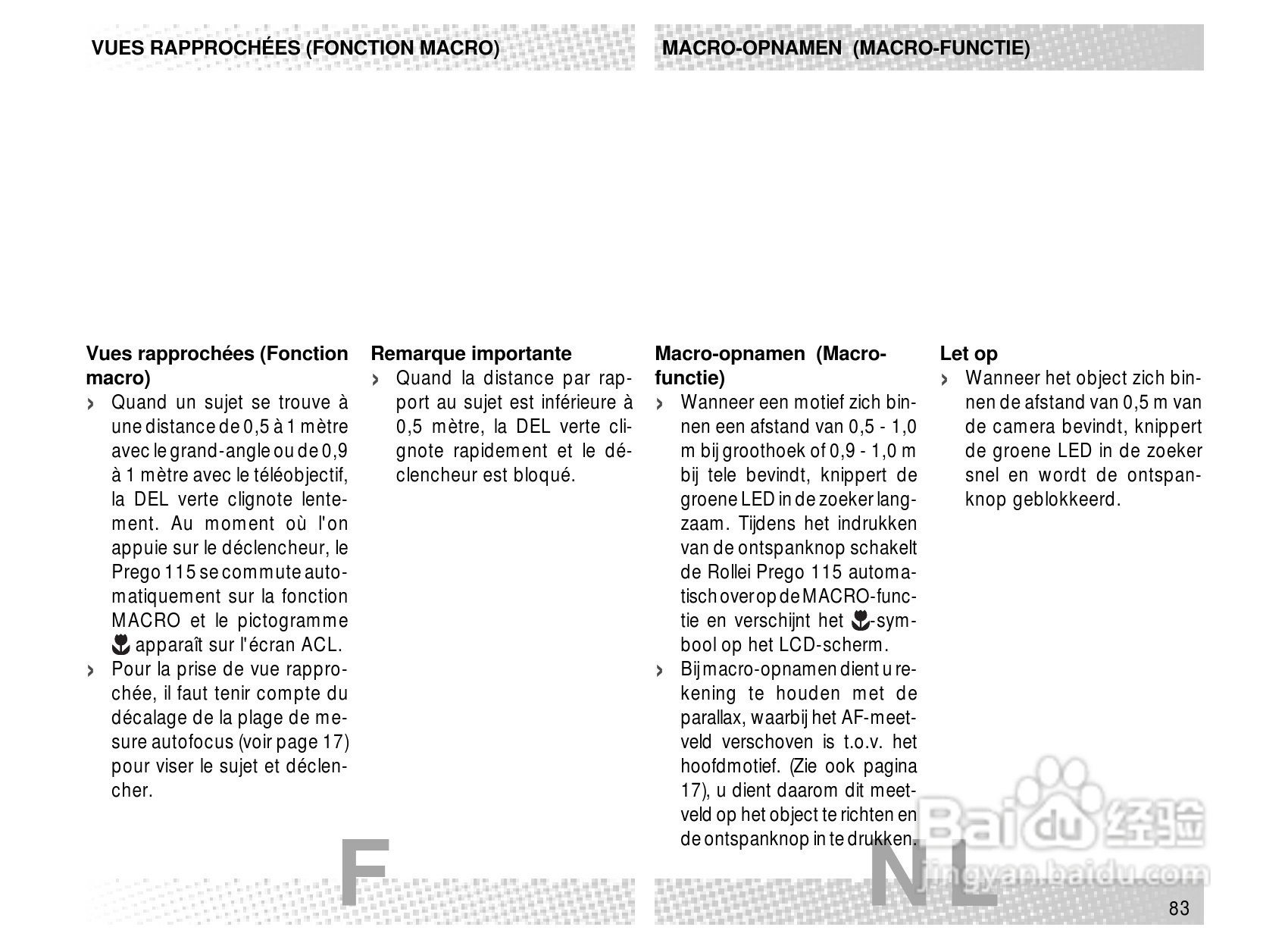 Rollei Prego 115型数码相机使用说明书:[9]
