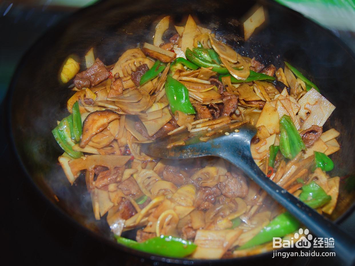 春笋炒肉的做法