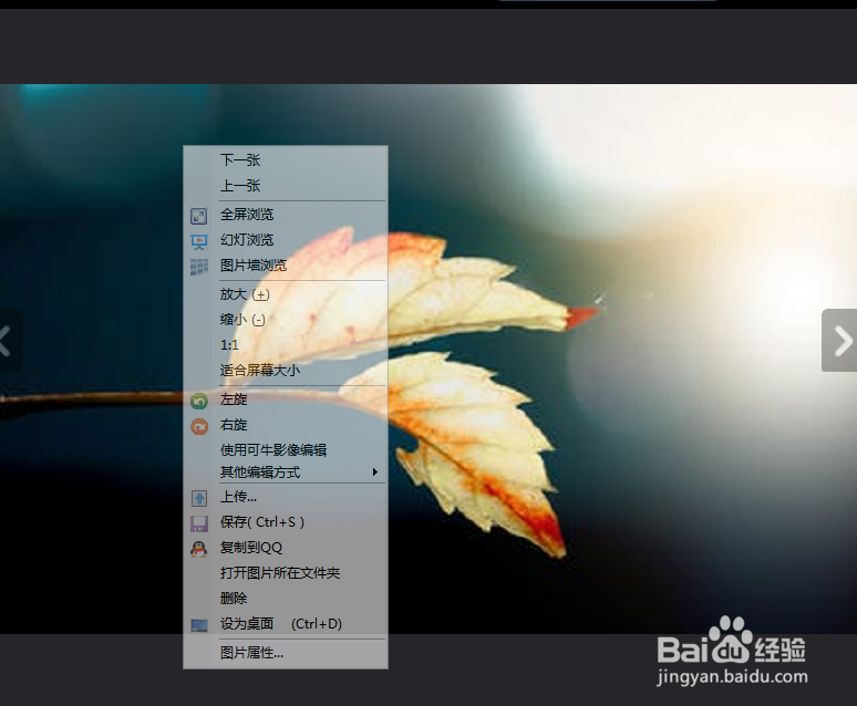 如何使用可牛看图的上一张功能
