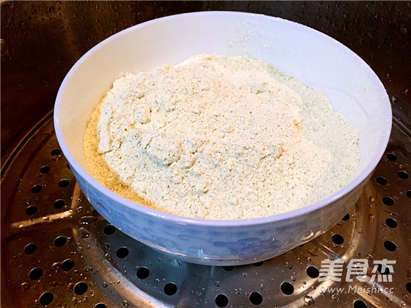 椰香绿豆糕的做法