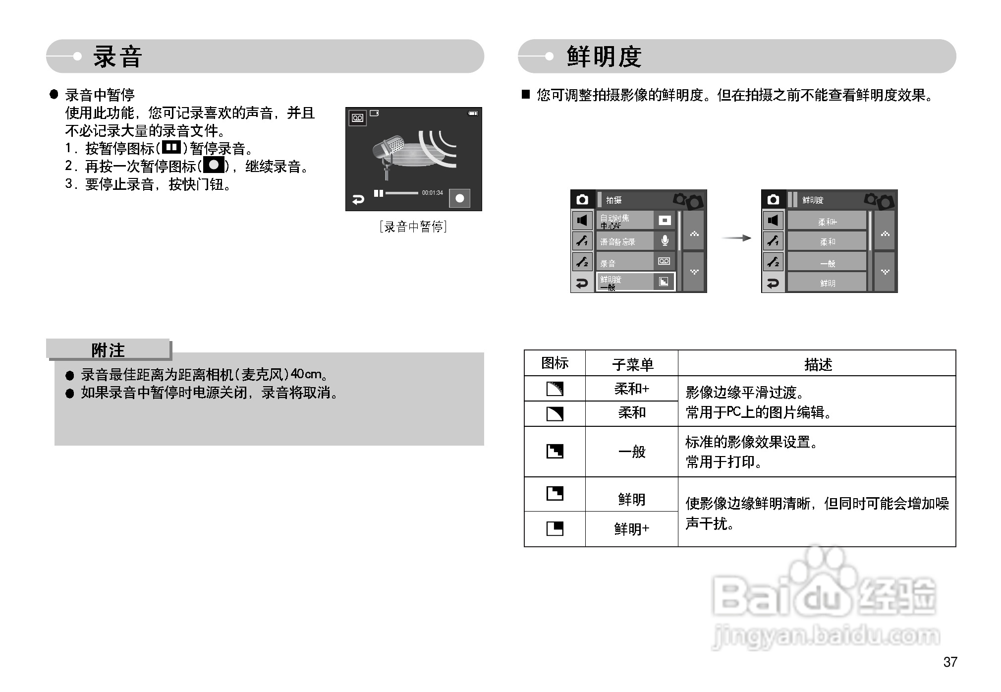 三星I7数码相机使用说明书:[4]