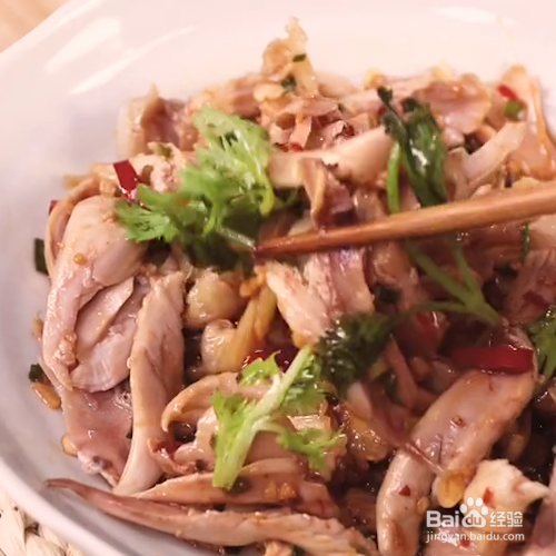 怎么做美味的凉拌鸡腿肉