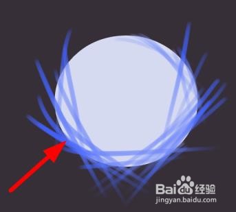 画一个发光的装饰球