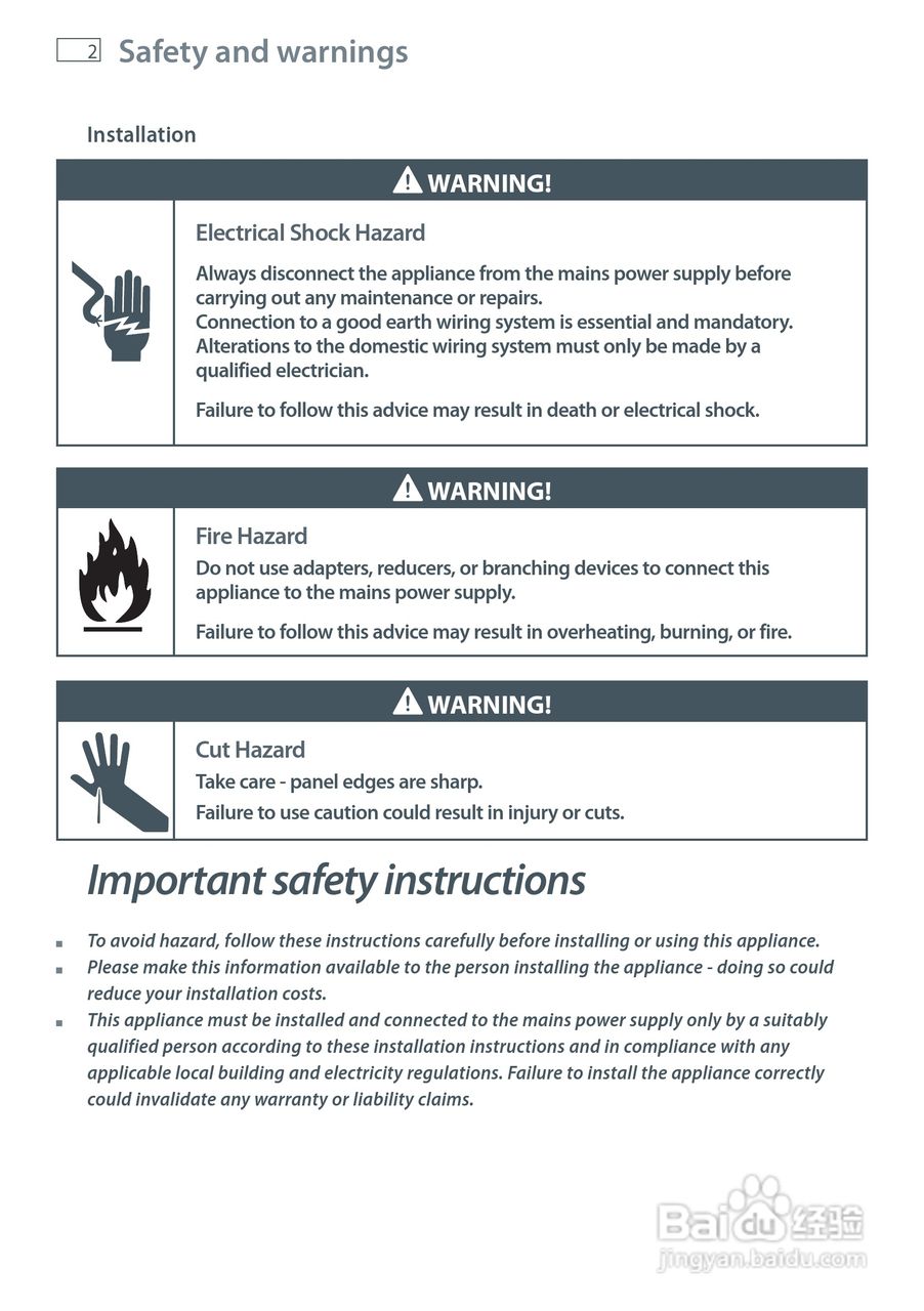斐雪派克OB60S9DECPX1嵌入式烤箱说明书:[1]