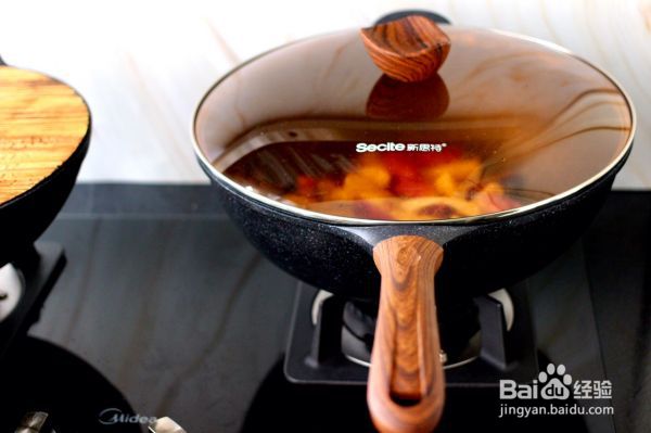 海虾肉片辣炒茄条