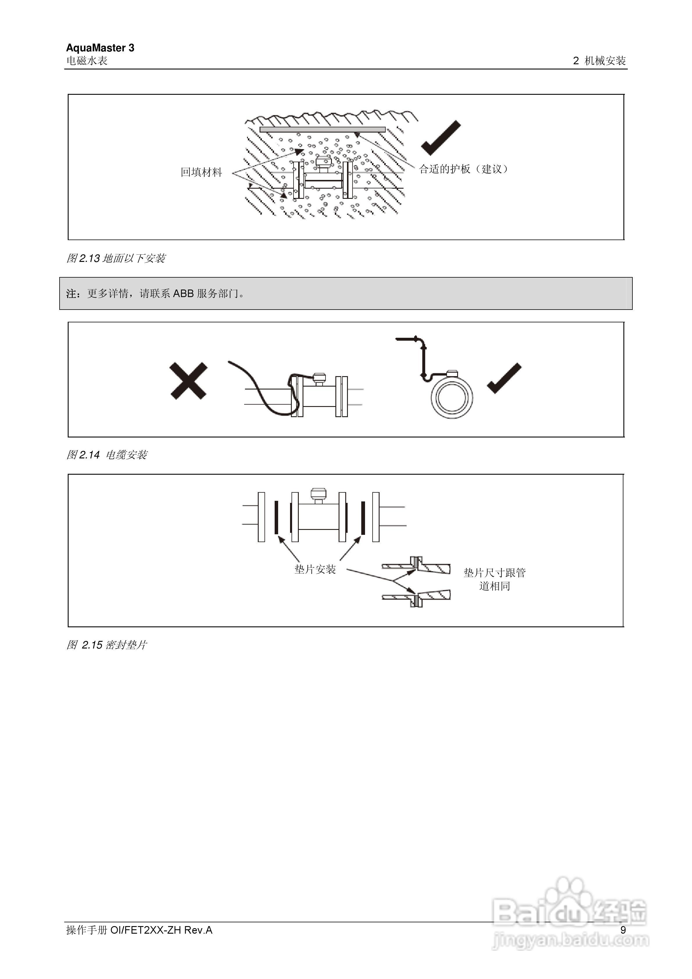 ABB AquaMaster 3电磁水表操作手册:[2]