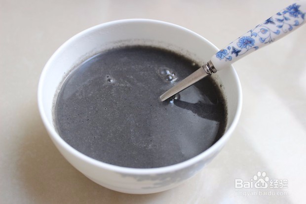 黑芝麻花生豆浆