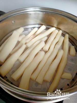 豆沙山药糕制作过程