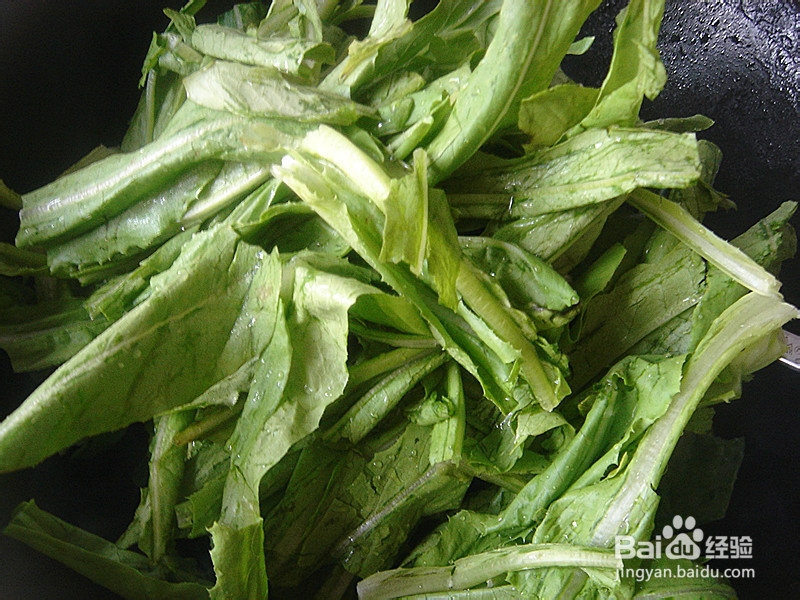 香辣油麦菜——舌尖上的家常味道