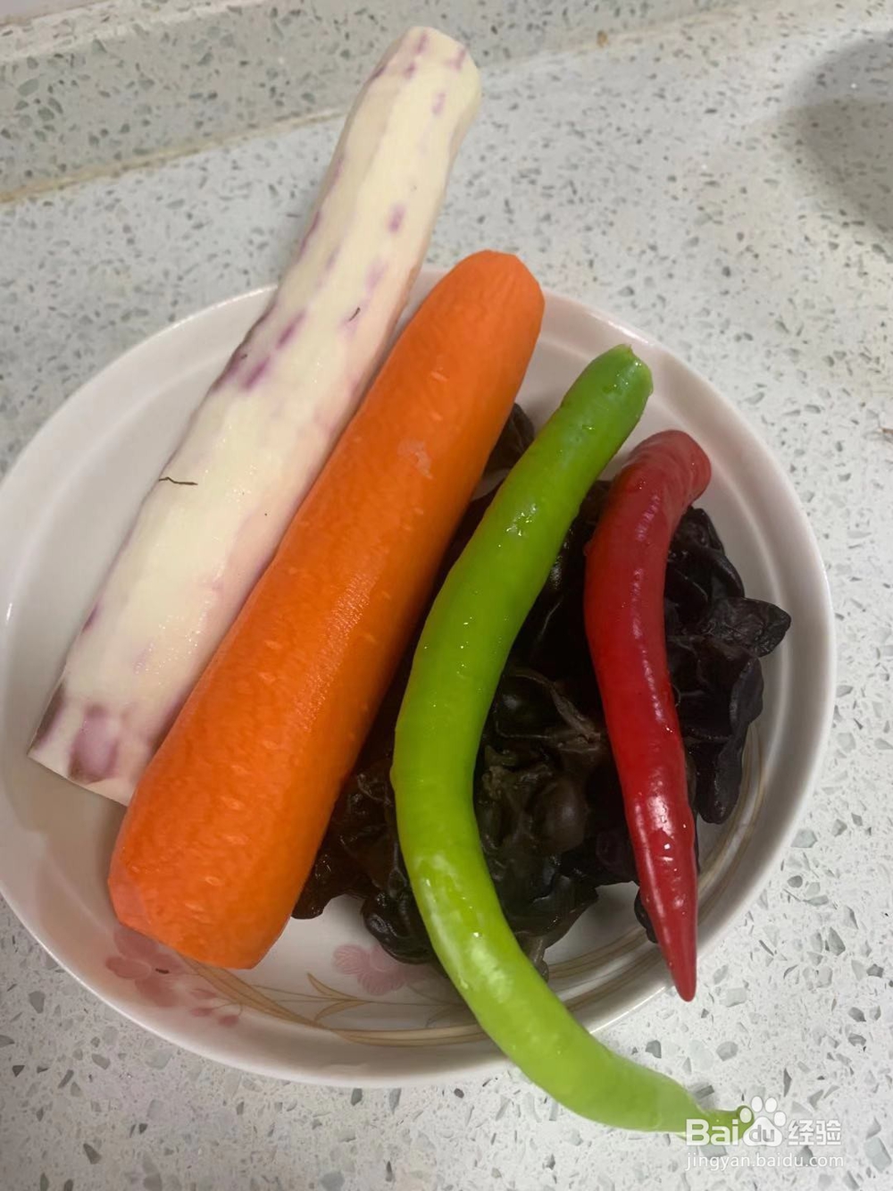 极味家常菜:山药炒胡萝卜