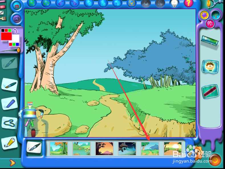 怎么给画板添加蜡笔涂鸦？