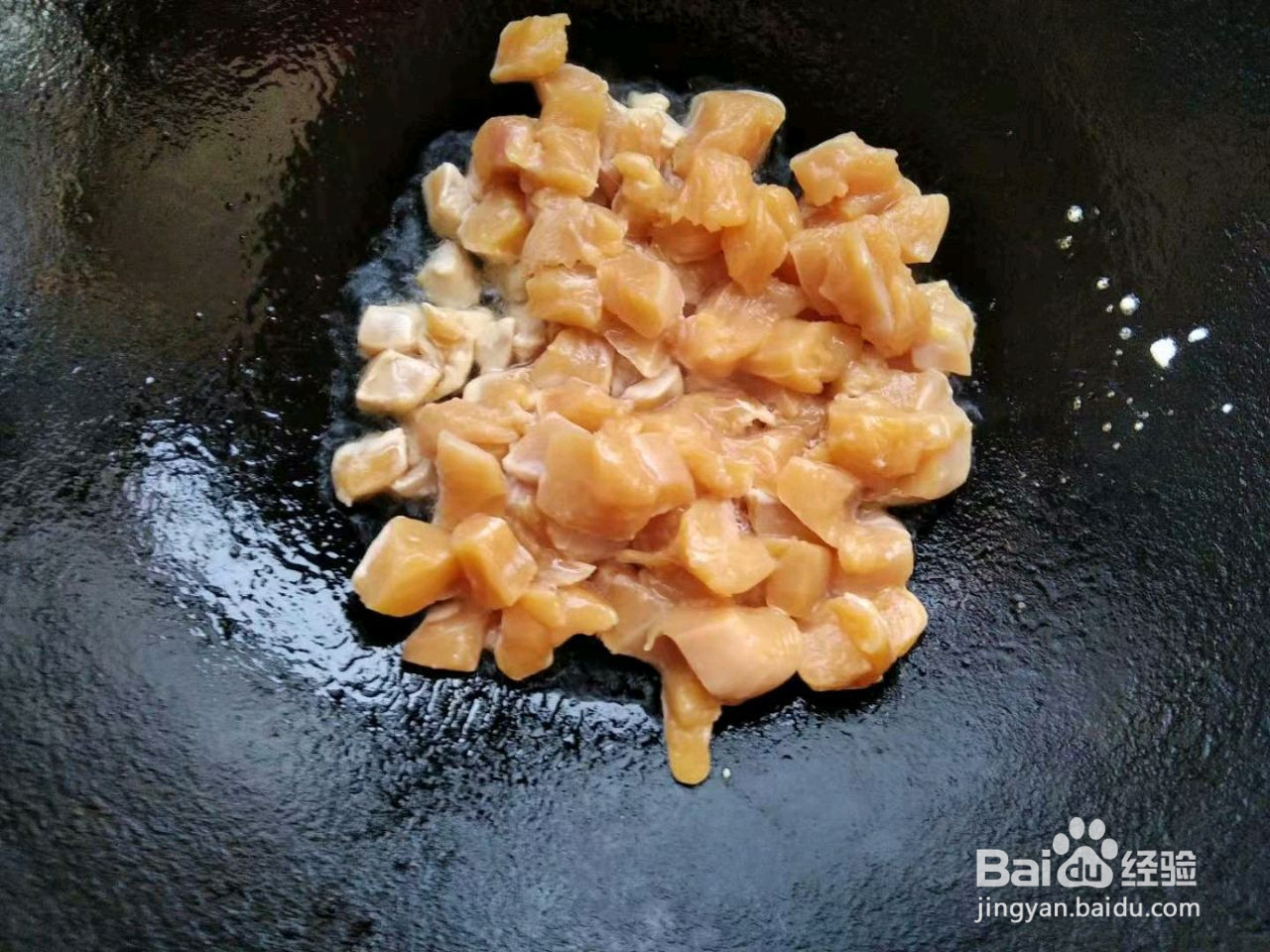 杂炒鸡丁的做法