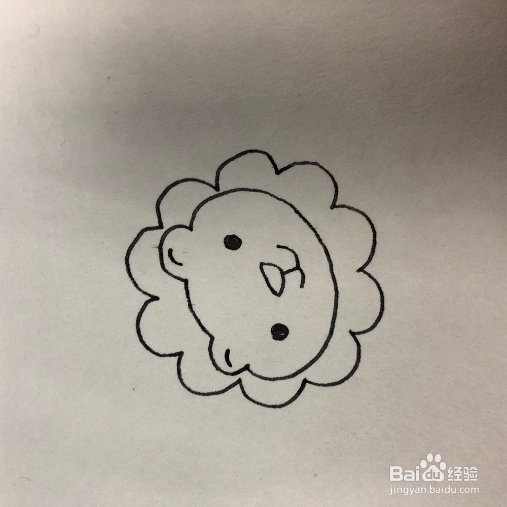 大自然的小狮子如何绘画呢