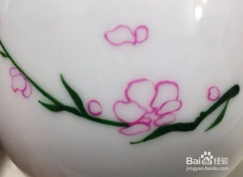 漂亮的手工绘制蝶恋花