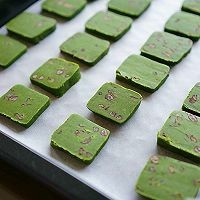 抹茶蜜豆饼干
