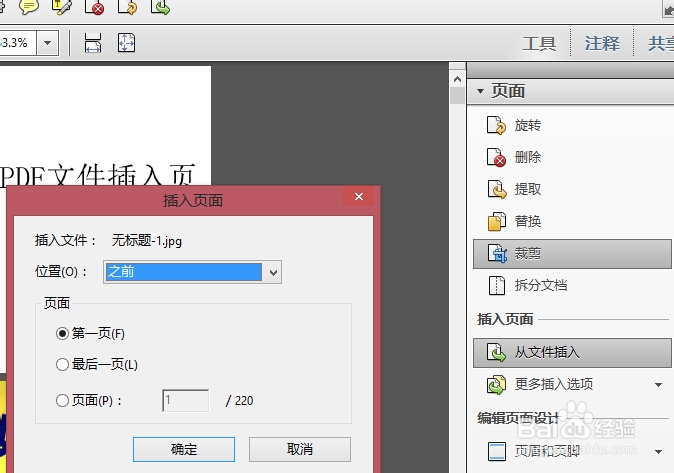 PDF插入删除页、水印等操作