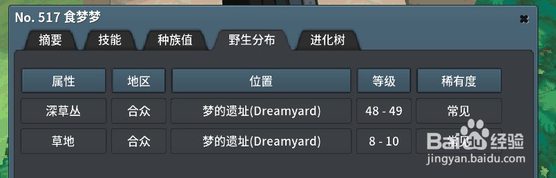 pokemmo食梦梦在哪抓