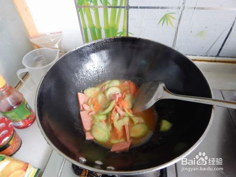 丝瓜炒西红柿怎么做