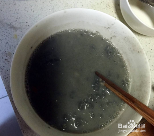 家常菜:黑芝麻核桃粥