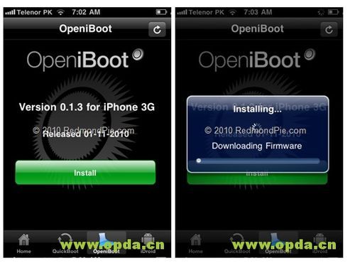 无需电脑在你的iPhone 3G上安装Android 2.2.1