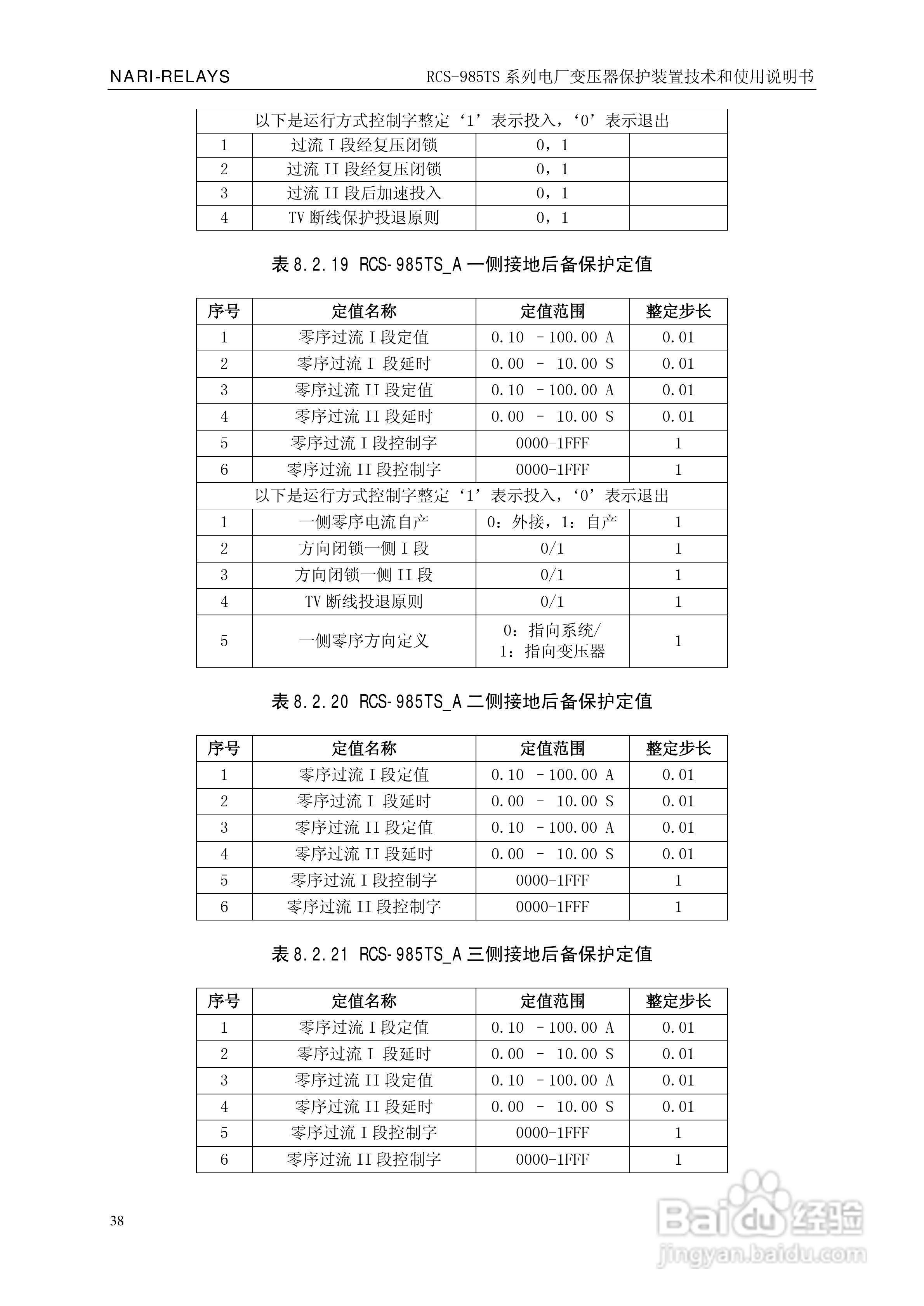 南瑞RCS-985TS_B电厂变压器保护装置使用说明书:[5]